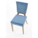 Стул HALMAR WENANTY морской/дуб медовый